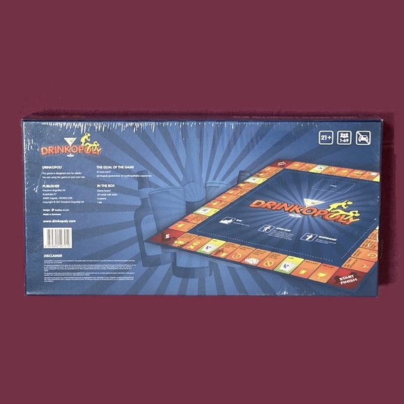 Drinkopoly The Blurriest Game Ever! Brand New & Sealed - Picture 2 of 4